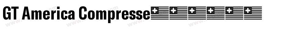 GT America Compresse字体转换